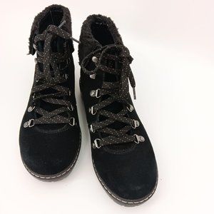 GH BASS AUBREY HIKER BLACK BOOTS WOMENS SIZE7.5M